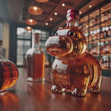Hippopotamus Whisky Decanter, view 3