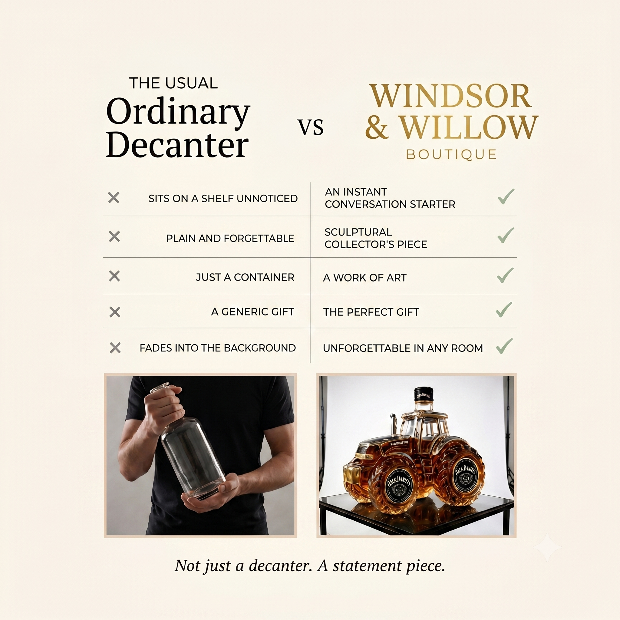 Rock Icon Tribute Whisky Decanter, view 8