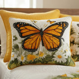 Quilted Pillowcase | Monarch Meadow