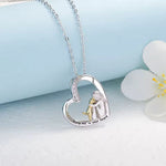 Dog Hug Pendant Necklace, view 4