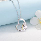 Dog Hug Pendant Necklace, view 4