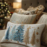 Quilted Pillowcase | Festive Forest