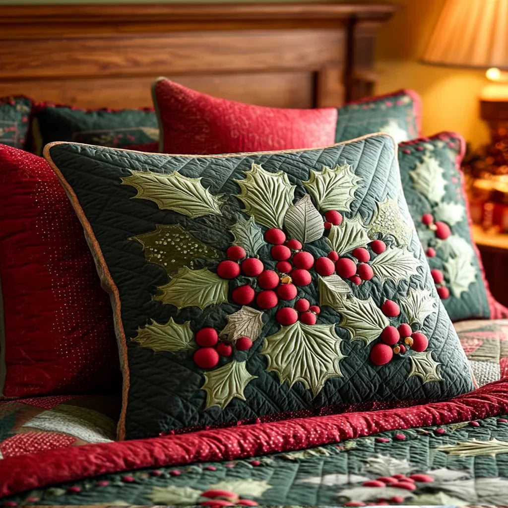 Quilted Pillowcase | Holly