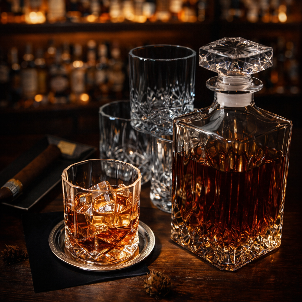 Whisky Decanter and Glass Set | JM Edition, view 2