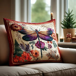 Quilted Pillowcase | Magical Dragonfly