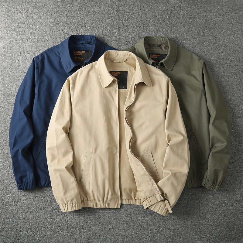 Men's Front Zip-Up Jacket