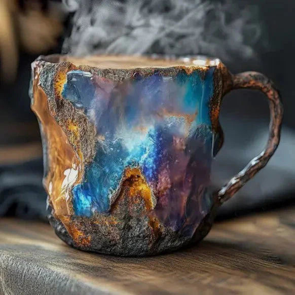 Ether | Handcrafted Mineral Glass Mug