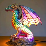 Little Dragon | Stained-Glass-Style Lamp