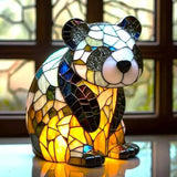 Panda | Stained-Glass-Style Lamp