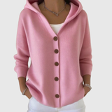Comfort Cardigan with Hood in Knit – product image 1