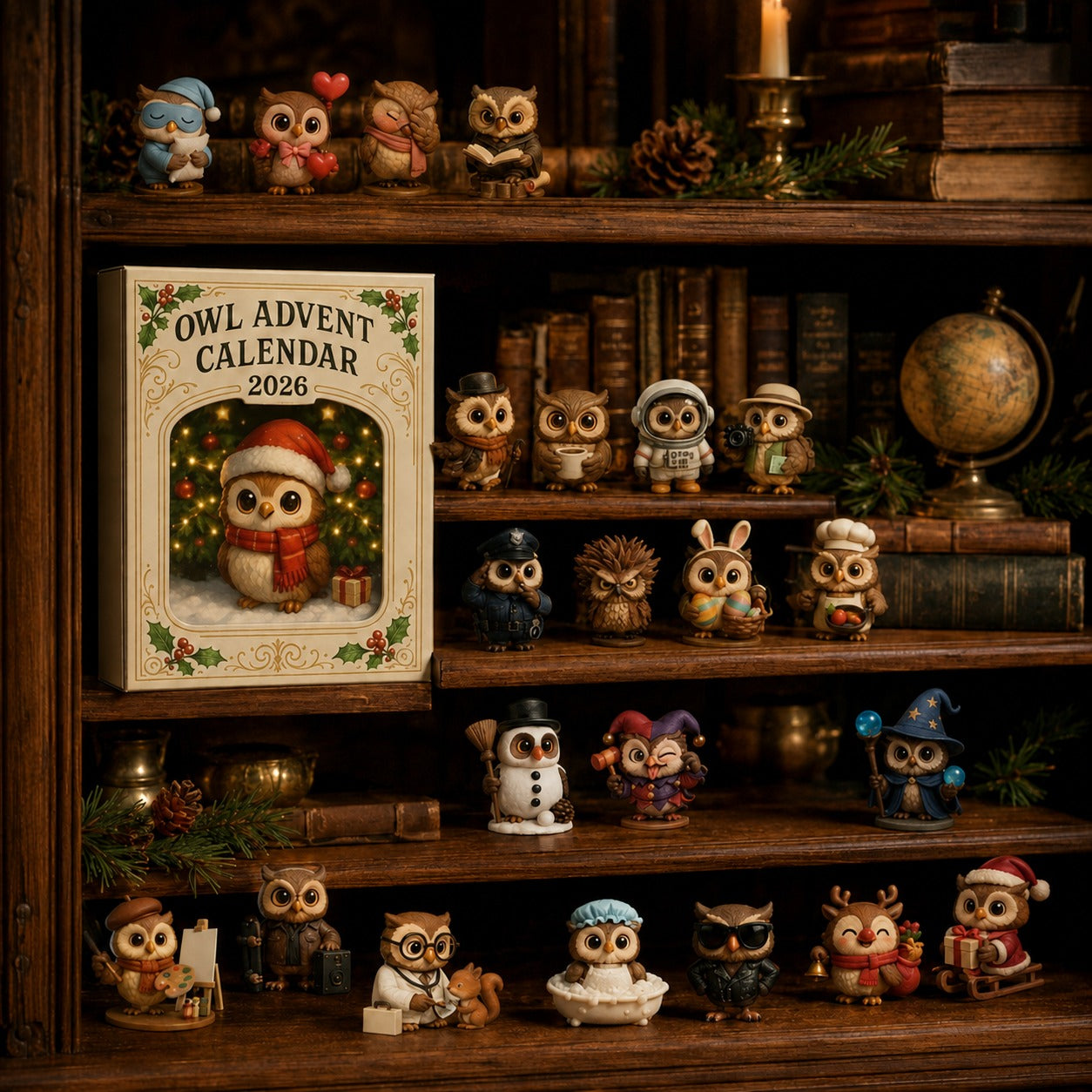 Owl Christmas Countdown Advent Calendar 2026 – image 4