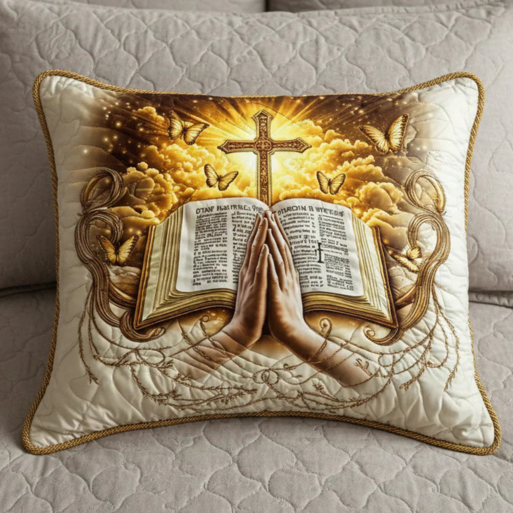 Quilted Pillowcase | Prayer and Scripture
