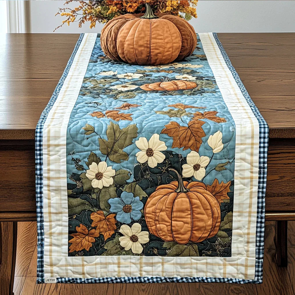 Quilted Table Runner | Pumpkin Spice Season