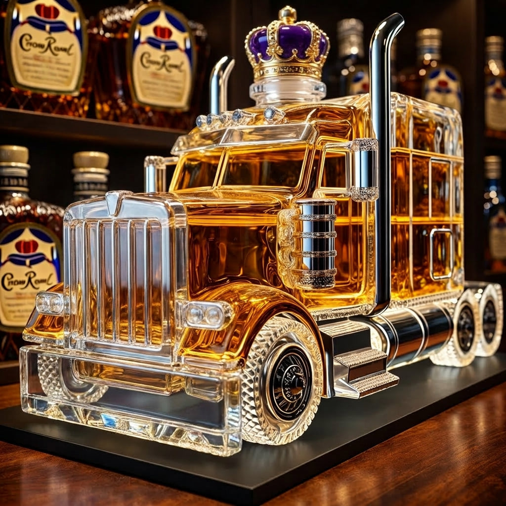 Semi-Truck Whisky Decanter, view 6