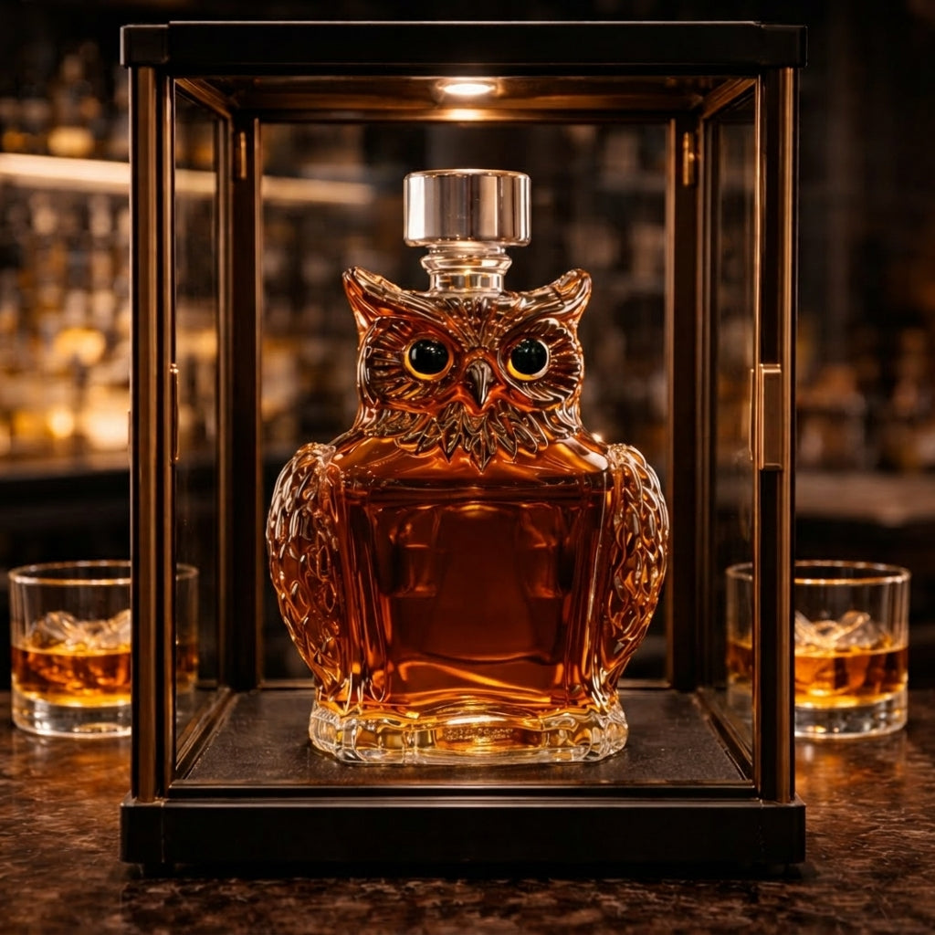 Owl Whisky Decanter | CZ Edition, view 3