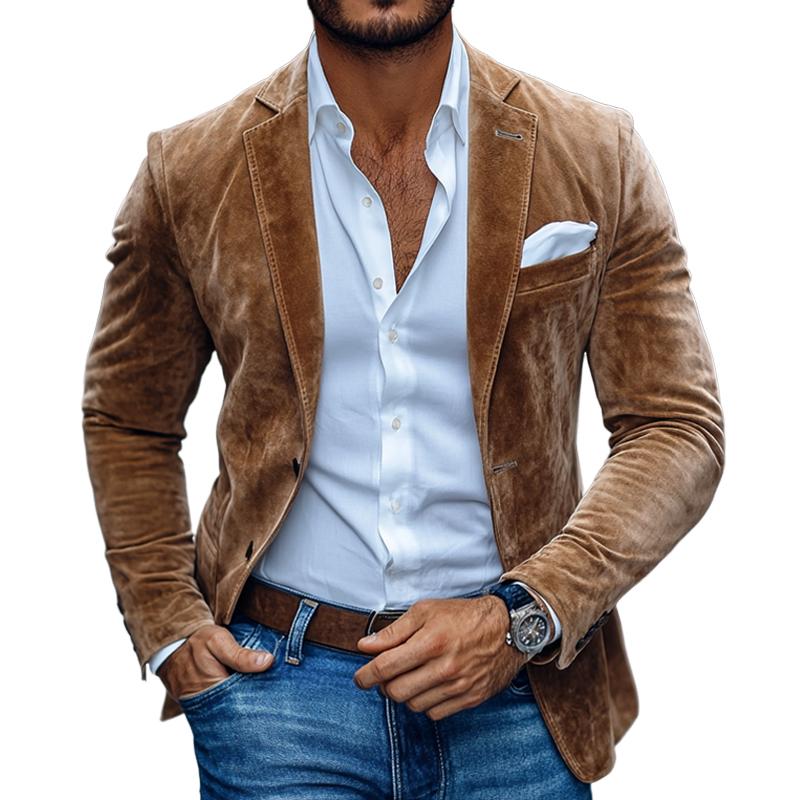 Men's Modern Brown Blazer