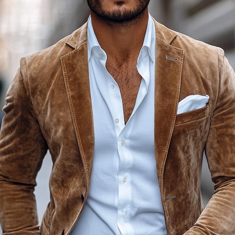 Men's Modern Brown Blazer
