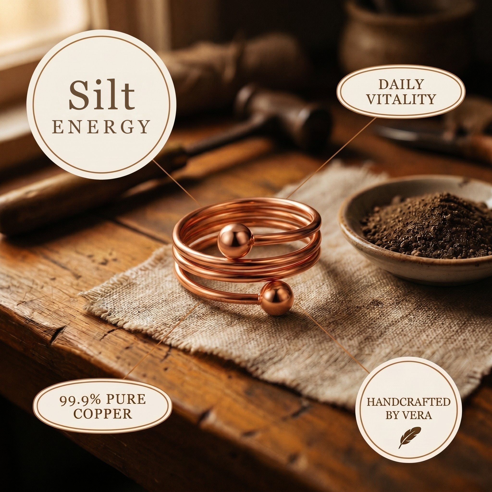 Silt Copper Ring – product image 5
