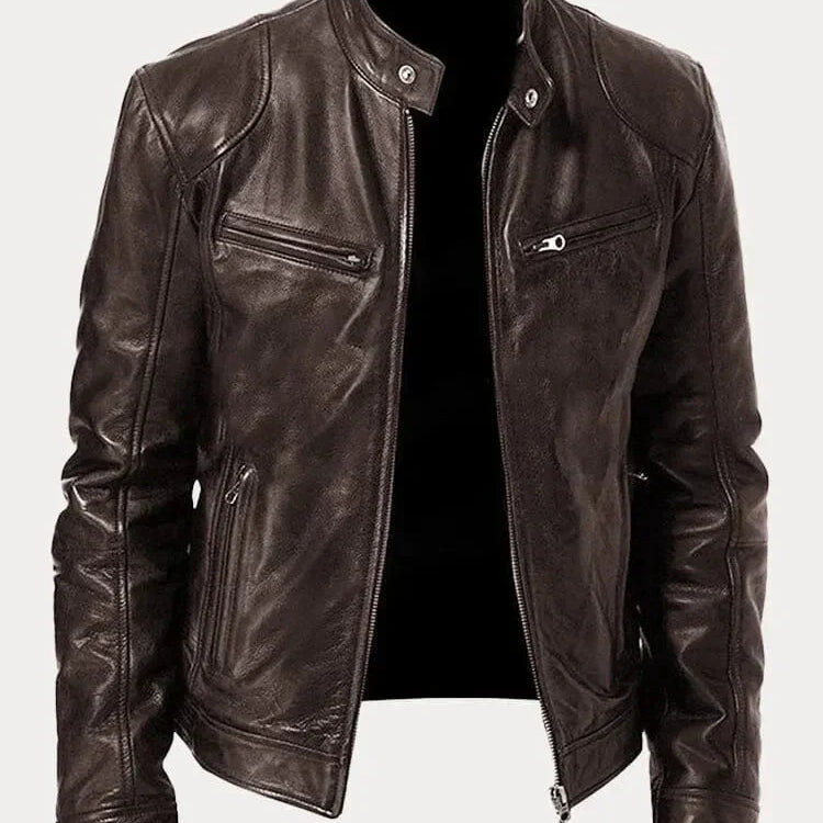 Men's Classic Biker Jacket