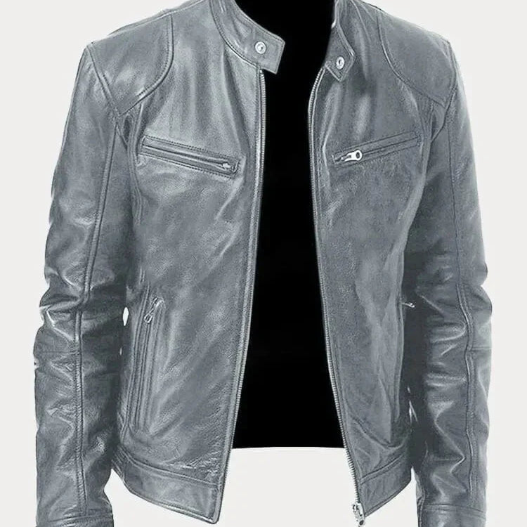 Men's Classic Biker Jacket