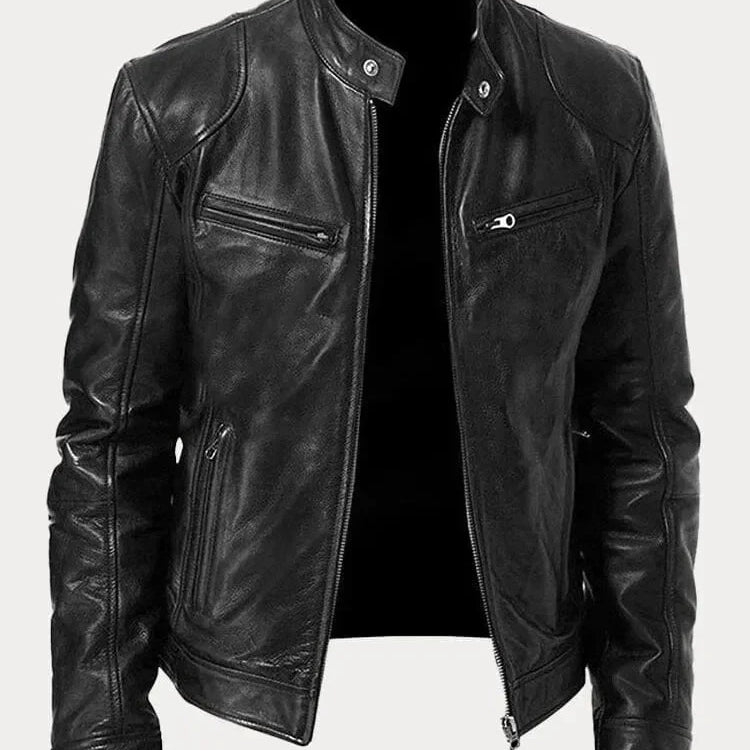 Men's Classic Biker Jacket