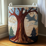Tree of Life Collection quilted laundry basket – product image 7