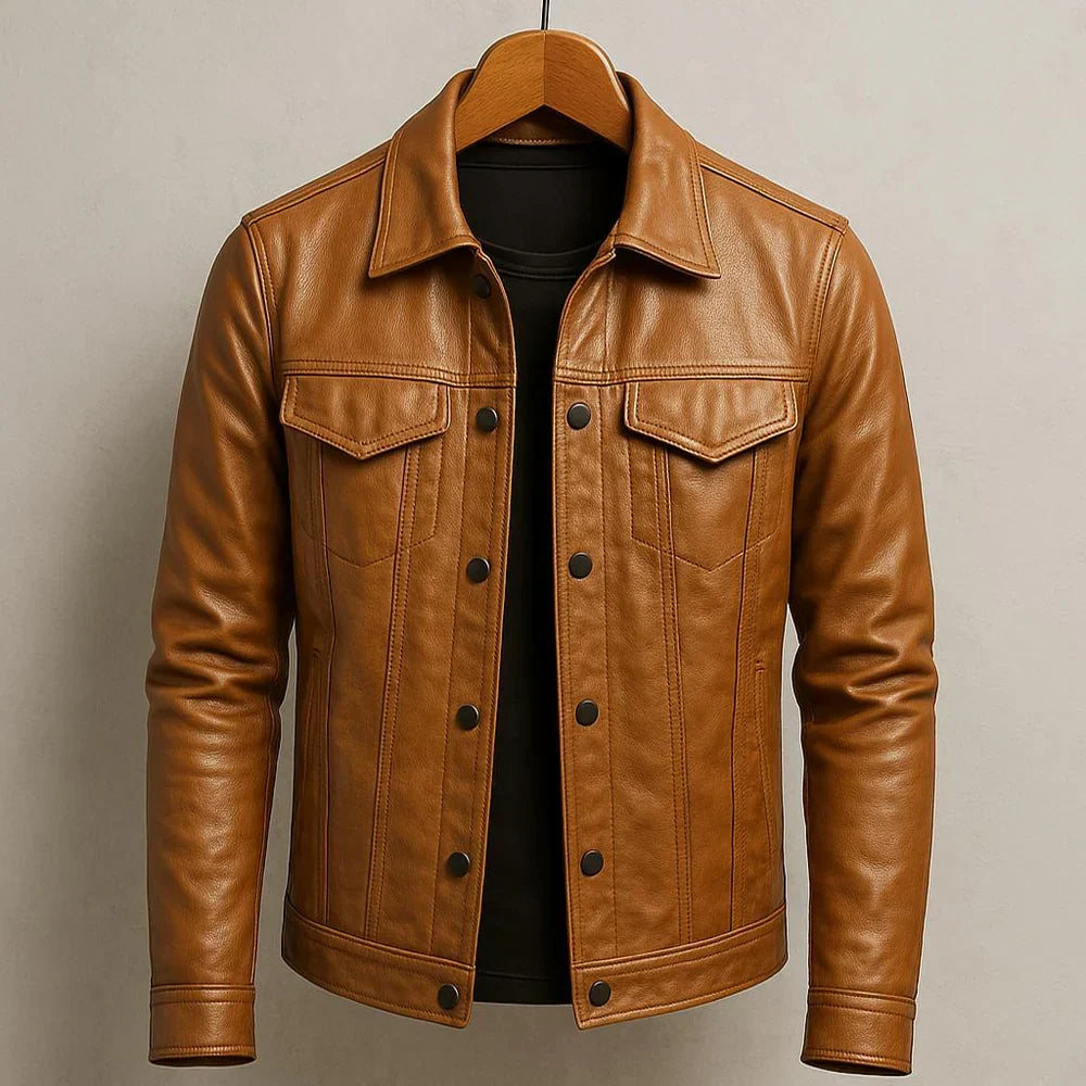 Men's Biker Style Jacket