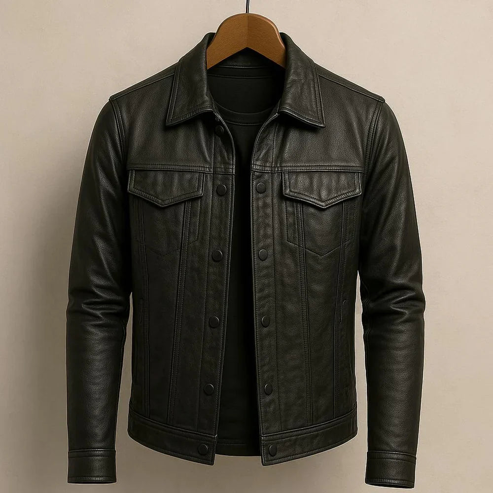 Men's Biker Style Jacket