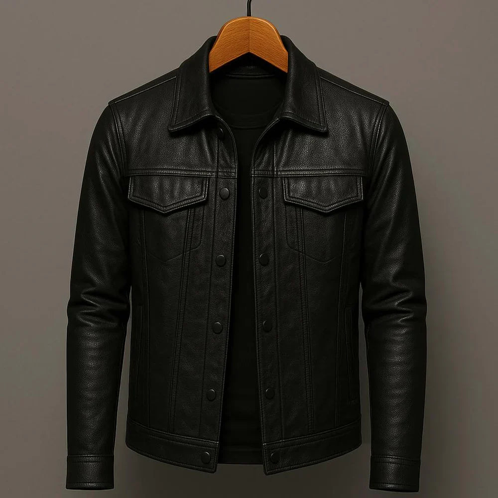 Men's Biker Style Jacket