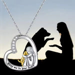 Dog Hug Pendant Necklace, view 3