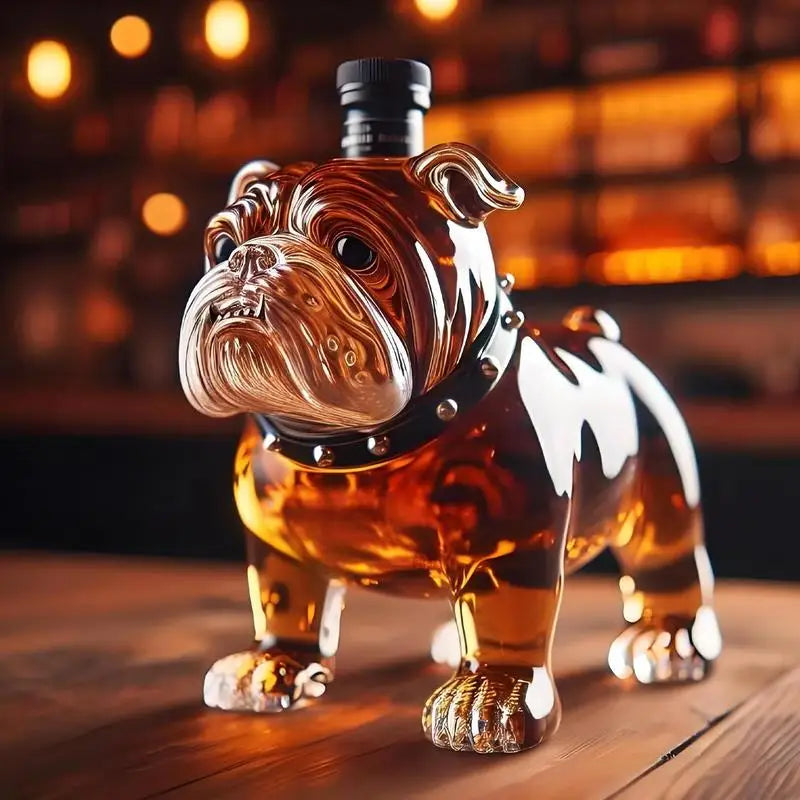 Guardian Bulldog Whisky Decanter