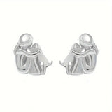 Dog Embrace Earrings, view 7