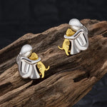 Dog Embrace Earrings, view 5
