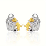 Dog Embrace Earrings, view 3