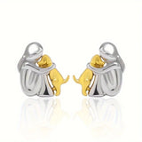 Dog Embrace Earrings, view 3