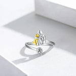 Dog Embrace Ring, view 3