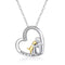 Dog Hug Pendant Necklace, view 2