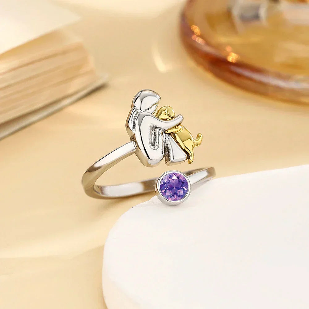 Dog Embrace Ring, view 11