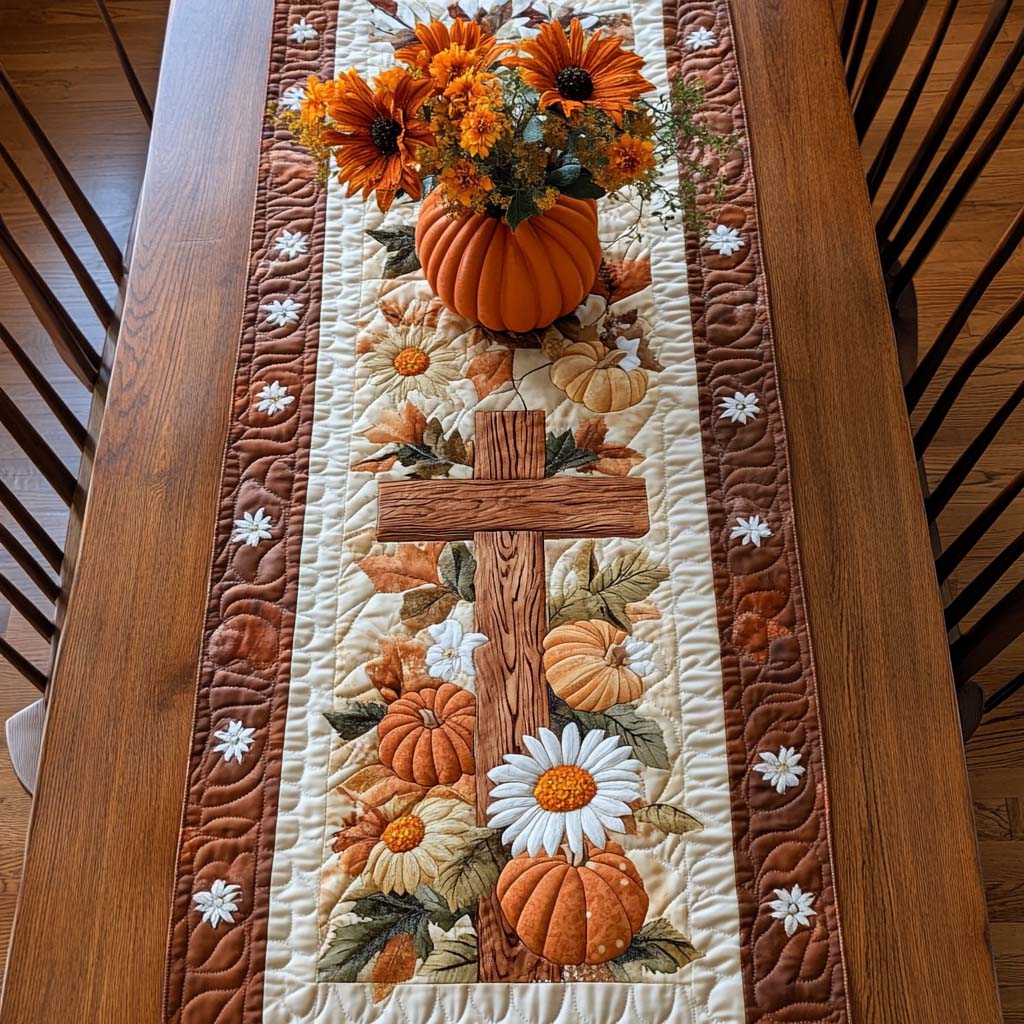 Quilted Table Runner | Sacred Gathering