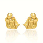 Dog Embrace Earrings, view 8