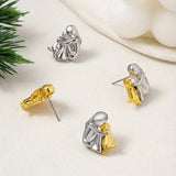 Dog Embrace Earrings, view 6