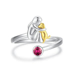 Dog Embrace Ring, view 5
