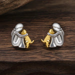 Dog Embrace Earrings, view 4