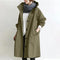 Arabella - Hooded Longline Trench Coat