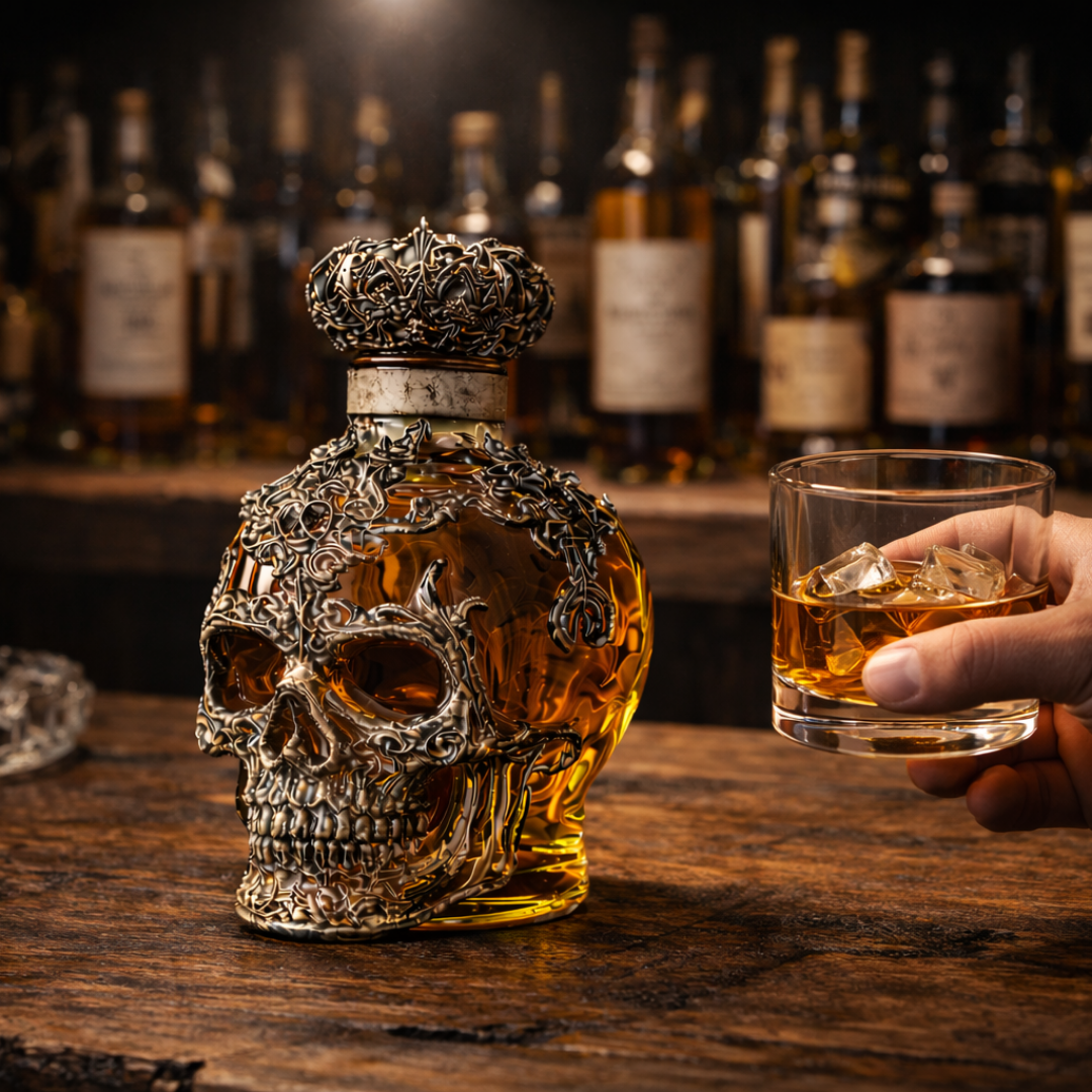 Skulls Whisky Decanter | QE Edition, view 4