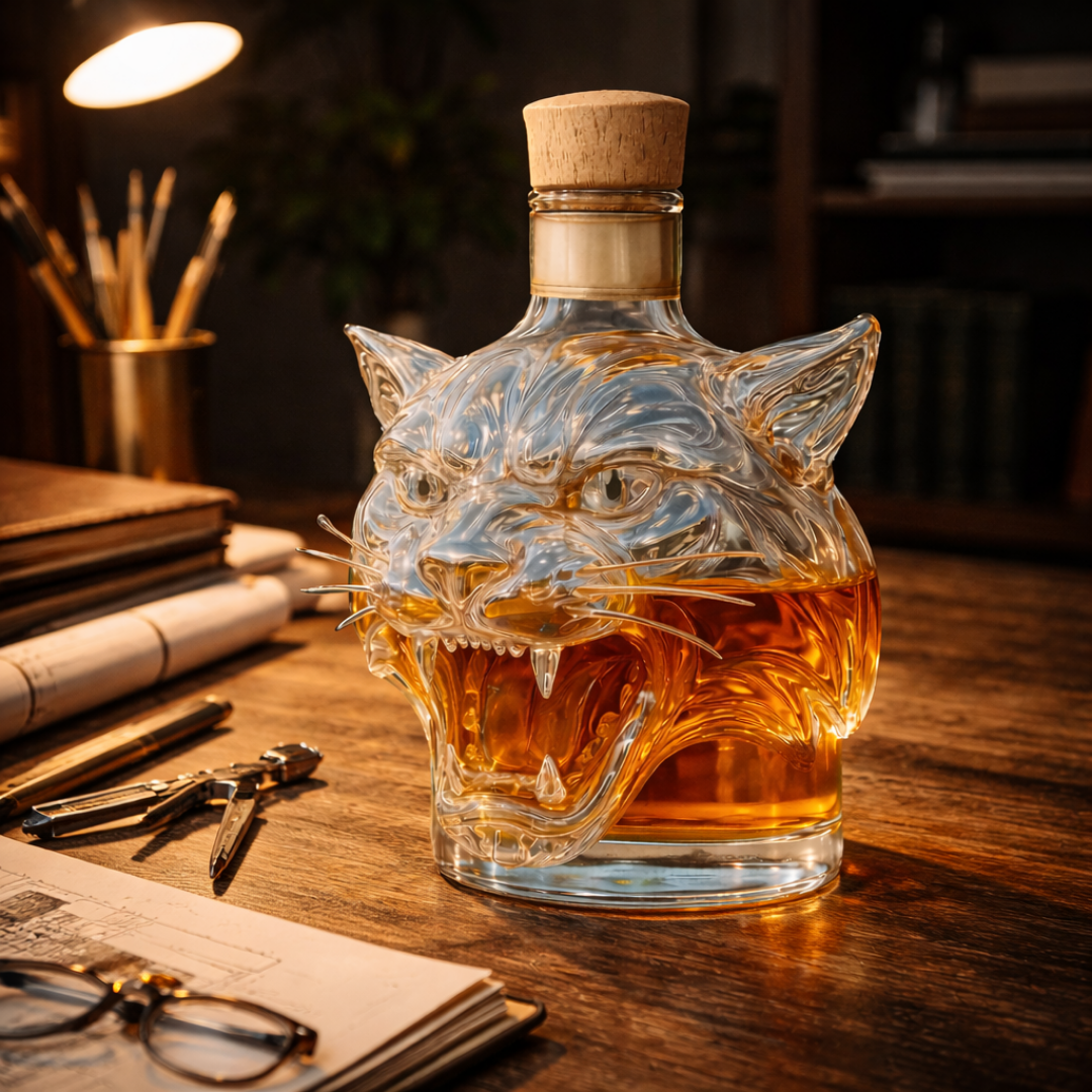 Tiger Whisky Decanter | LX Edition, view 7
