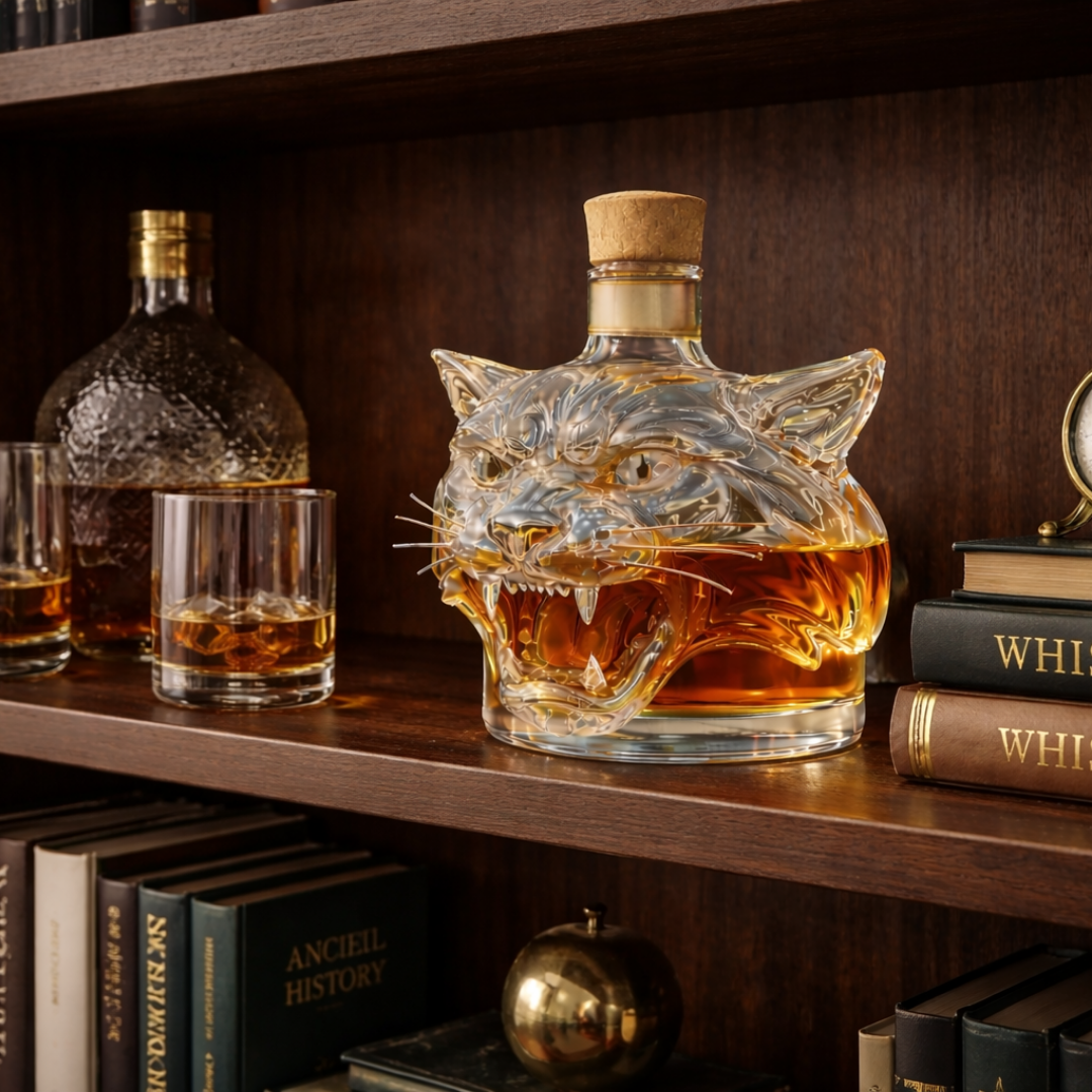 Tiger Whisky Decanter | LX Edition, view 5