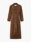 Olivia - Classic Suede Trench Coat