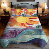 3-Piece Quilted Bedding Set | Sunbeam Charm
