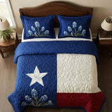 3-Piece Quilted Bedding Set | Texas Pride